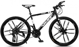LBWT Bike LBWT Comfort Mountain Bikes, 26 Inch Off-road Variable Speed Bicycle, Dual Suspension, Carbon Steel Frame, Gifts (Color : Black, Size : 30 speed)