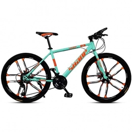 LC2019 Mountain Bike LC2019 26 Inch Adult Mountain Bike Gearshift Bicycle, Hardtail Mountain Bike With Adjustable Seat Carbon Steel And 10 Cutter (Color : 24-stage shift, Size : 26inches)