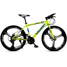LC2019 Bike LC2019 Speed Mountain Bike Bicycle, 24 / 26 Inch Double Disc Brake, Adult Country Gearshift Bicycle, With Adjustable Seat Carbon Steel (Color : 21-stage shift, Size : 24inches)