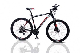 LEONX Bike LEONX Mountain Bike 27.5 Wheels 18 inch Frame Black & Green 24 Gears Hydraulic Lock out Forks (Red)