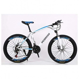 LHQ-HQ Mountain Bike LHQ-HQ Outdoor sports Bicycle 26" Mountain Bike 2130 Speeds HighCarbon Steel Frame Shock Absorption Mountain Bicycle Outdoor sports Mountain Bike (Color : White, Size : 24 Speed)