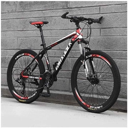 LHQ-HQ Bike LHQ-HQ Outdoor sports Mountain Bike 30 Speed 26 Inch with High Carbon Steel Frame Double Oil Brake Suspension Fork Suspension AntiSlip Bikes, Black Outdoor sports Mountain Bike