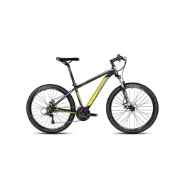 Liangsujian Bicycle,26 Inch 21 Speed Mountain Bike Double Disc Brakes MTB Bike Student Bicycle (Color : Yellow)
