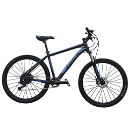 LICHUXIN Bike LICHUXIN 27.5" Mountain Bike, Outdoor Variable Speed Adult 11-Speed Off-Road Bike, Ultra-Light Aluminum Alloy 18" Frame And Dual Disc Brakes, Sturdy Bicycle, Blue