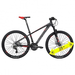 WANYE Bike Lightweight Aluminum Men's Mountain Bike, 29-Inch Wheels, Aluminum Frame, Rigid Hardtail, Hydraulic Disc Brakes, 2.1 Tire 27 speed