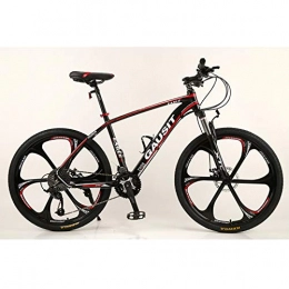 Link Co Mountain Bike Link Co Mountain Bike 26 Inch 30-Speed Off-Road Mountain Bike, Red
