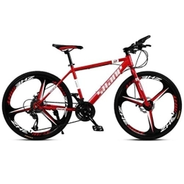 LIUCHUNYANSH Bike LIUCHUNYANSH Off-road Bike Mountain Bike Road Bicycle Men's MTB 21 Speed 24 / 26 Inch Wheels For Adult Womens (Color : Red, Size : 24in)