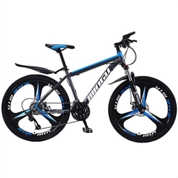 LJXiioo 26-inch 21-Speed Men's Mountain Bikes, High-carbon Steel Hardtail Mountain Bike, Mountain Bicycle with Front Suspension Adjustable Seat,C