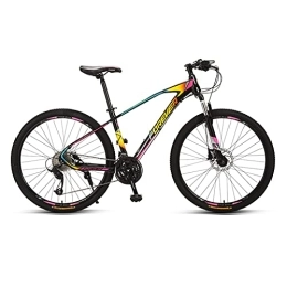LLF Bike LLF 27.5 Inch Mountain Bike 27 Speed for Youth / Adult，Dual Disc Brakes Aluminum Steel Frame MTB Bicycle Trail Bike(Size:27.5inch 27 Speed, Color:C)