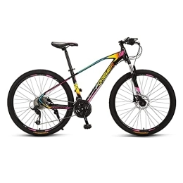 LLF Bike LLF Mountain Bike 27 Speed Dual Disc Brakes Aluminum Steel Frame MTB Bicycle Trail Bike for Adult Student Outdoors Sport(Size:27.5inch 27 Speed, Color:A)