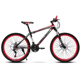 LNX Mountain Bike LNX 24 inches Mountain Bike Unisex - Double disc brakes Variable speed - off road vehicle - Youth Student Bicycle (21 / 24 / 27 speed)