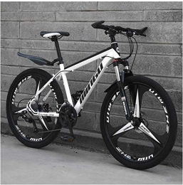 LUHUIYUAN Men's Mountain Bike, City Bicycle 26 Inch Bike with Front Suspension Urban Commuter Cycl MTB Bikes Adjustable Seat 21 Speed,A