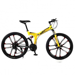 LWZ Mountain Bike LWZ Mountain Bikes for Asults Full Suspension 26 Inch 21 Speed Carbon Steel Mountain Trail Bikes with Dual Disc Brakes Road Bicycle