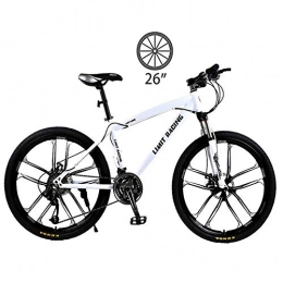 LXDDP Bike LXDDP 26-Inch Mountain Bike, Double Brake Bicycle, Shock-Absorbing Off-Road Racing Bike, Student Variable Speed Off-Road Double Cycling for Men and Women