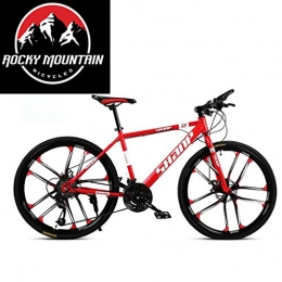 Lxyfc Bike LXYFC Mountain Bike Mens Bicycle Bike Bicycle 26 Inch Mountain Bicycles 21 / 24 / 27 / 30 Speeds Lightweight Aluminium Alloy Frame Front Suspension Disc Brake Mountain Bike Alloy Frame Bicycle Men's Bike