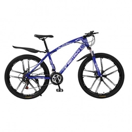 Lxyfc Bike LXYFC Mountain Bike Mens Bicycle Bike Bicycle Mountain Bike, Hardtail Mountain Bicycle, Dual Disc Brake and Front Suspension, 26inch Wheels Mountain Bike Alloy Frame Bicycle Men's Bike