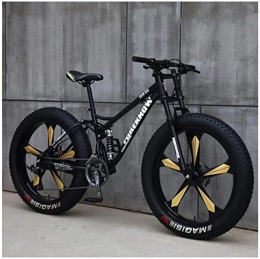 Lyyy Mountain Bike Lyyy Variable Speed Mountain Bikes, 26 Inch Hardtail Mountain Bike, Dual Suspension Frame All Terrain Off-road Bicycle For Men And Women YCHAOYUE (Color : 21 Speed, Size : Black 5 Spoke)
