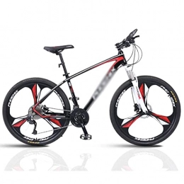 LZZB Bike LZZB Hardtail Mountain Bike 26 inch 27-Speed Lightweight Aluminum Alloy Frame with Lockable Shock Absorber Front Fork(Size:27 Speed, Color:Blue) / Red / 27 Speed