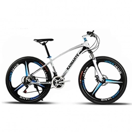 M-YN Mountain Bike M-YN 26 Inch Mountain Bike Aluminum MTB Bicycle With 17 Inch Frame Kickstand Disc-Brake Suspension Fork Cycling Urban Commuter City Bicycle(Size:21speed, Color:white)