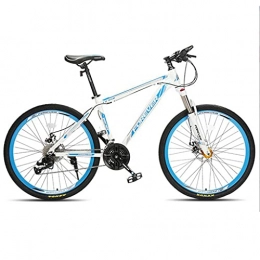 M-YN Mountain Bike M-YN 27 Speed Mountain Bike W Dual Disc Brakes | 26" / 27.5" All-Terrain Bicycle W Full Suspension | Adult Road & Offroad Bike For Men Women(Size:26inch, Color:blue)