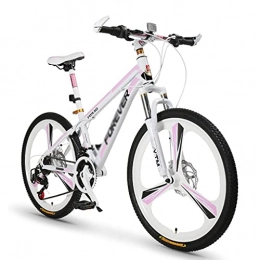 M-YN Mountain Bike M-YN Mountain Bike, 26-Inch Wheels, Aluminum Frame 24 / 27-Speed Rear Deraileur, Front And Rear Disc Brakes 3 Spoke Bicycle Outroad Bike(Size:27 Speed)