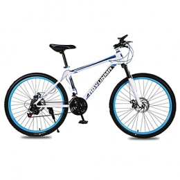 M-YN Bike M-YN Mountain Bike / Bicycles, Carbon Steel Frame, Dual Disc Brake And Front Suspension 26inch Spoke Wheels, 21speed(Color:blue)