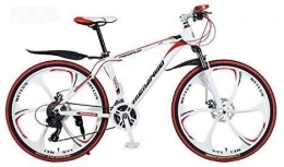 MAMINGBO Bike MAMINGBO Mountain Bike Bicycle, High Carbon Steel And Aluminum Alloy Frame, Double Disc Brake, PVC And All Aluminum Pedals, 26 Inch Wheels, Size:21 speed, Colour:A (Color : A, Size : 21 speed)
