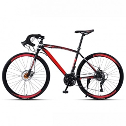 Mapeieet High carbon steel Mountain Bike 30 Speed Bicycle 26 inch dual disc brake system Men or Women,Red
