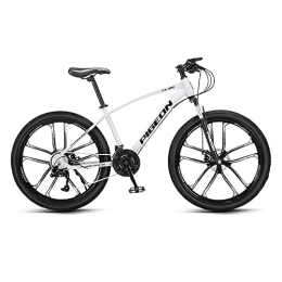 MDZZYQDS Bike MDZZYQDS 26 inch Adult Mountain Bike, High-carbon Steel Hardtail Mountain Bike, Disc Brake 24 Speed Gears System Front Suspension MTB Bicycle Cycling Road Bike