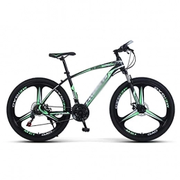 MENG Bike MENG 26 inch Mountain Bike Carbon Steel MTB Bicycle with Disc-Brake Suspension Fork Cycling Urban Commuter City Bicycle Suitable for Men and Women Cycling Enthusiasts / Green / 27 Speed