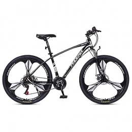 MENG Mountain Bike MENG 27.5 inch Mountain Bike, MTB, Suitable for Men and Women Cycling Enthusiasts, 24 Speed Gearshift, Fork Suspension, Dual Disc Brakes(Size:27 Speed, Color:Blue) / Black / 24 Speed