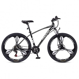 MENG Mountain Bike MENG 27.5 Wheels Mountain Bike Daul Disc Brakes 24 / 27 Speed Mens Bicycle Front Suspension MTB Suitable for Men and Women Cycling Enthusiasts / Black / 24 Speed