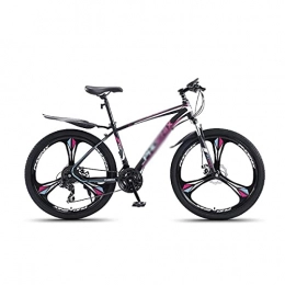 MENG Bike MENG Adult Mountain Bike Carbon Steel Frame 27.5 inch Wheel Disc Brake 24 Speed Gears System with Front Suspension for Boys Girls Men and Wome(Size:24 Speed, Color:Black) / Purple / 27 Speed