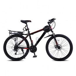 MH-LAMP Mountain Bike MH-LAMP Mountain Bike 27 Speed, Bike 26 Inch, Bike with Water Bottle And Holder, MTB Mudguards, Mountain Bike Quick Release Seat, Aluminum Frame