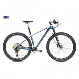 MICAKO Mountain Bike MICAKO Mountain Bike, 27.5 / 29 Inch with Super Lightweight Carbon Fiber Mechanical Double Disc Brakes, Premium Full Suspension and XX1-12 Speed Gear, White, 27.5inch*15inch