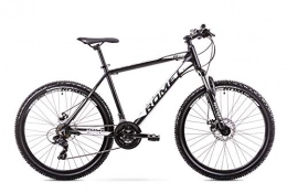 Milord. 2019 MTB Mountain Trekking Bike, 21 Speed - Black-White - 26 inch