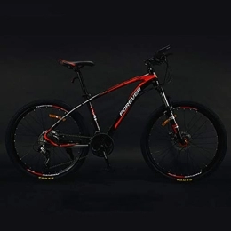 MIRC Mountain Bike MIRC Authentic 2019 anti-carbon inner line mountain bike, adult men's bicycle competitive bicycle, light road double shock disc brakes variable speed mountain bike, Red, L