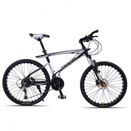 MIRC Mountain Bike MIRC Student ultra-light shift bicycle male adult with double shock absorption downhill soft tail cross-country mountain bike 30 / 33 speed, White, M