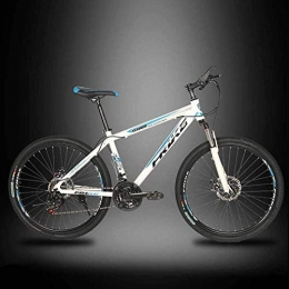 MJY Bicycle Adult Variable Speed 26 inch Mountain Bike, 21-24 27 Speeds Lightweight Aluminium Alloy Frame Bikes, Shock Absorption Dual Disc Brake Bicycle 6-11,24speed