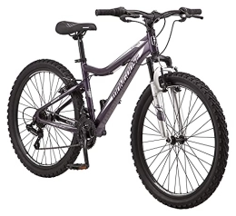 Mongoose Mountain Bike Mongoose Flatrock Womens Hardtail Mountain Bike, 26-Inch Wheels, 21 Speed Twist Shifters, 16-Inch Aluminum Frame, Purple