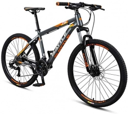 MOSHANG Bike MOSHANG Adult mountain bike 26 inches, the end 27 with double-speed hard disc brakes, all-terrain aluminum front suspension mountain bike