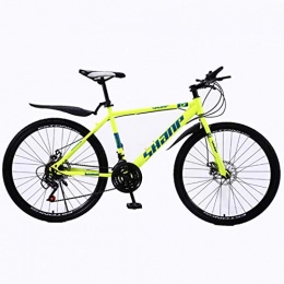 MUYU Mountain Bike Mountain Bike 21 Speed (24-Speed, 27-Speed, 30-Speed) Bicycle 26 inches Mens MTB Disc Brakes, Green, 30Speed