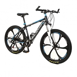 AZXV Bike Mountain Bike，21 Speeds Drivetrain，Full Suspension High-Carbon Steel MTB Bicycle，26-inch Wheel，Dual Disc Brake Non-Slip，for Adults Mens Women Mountain Bike Bicycle black-26inch