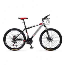 T-Day Mountain Bike Mountain Bike 24 / 27 Speeds Mountain Bikes Bicycles Strong Carbon Steel Frame With Double Disc Brake For A Path, Trail & Mountains(Size:21 Speed, Color:Red)
