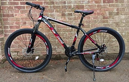 NEWSPEED Mountain Bike Mountain bike 26" - 29" wheel 21 speed L-TWOO gears WANDA tyres medium UK seller UK stock (29" Wheel Black RED)