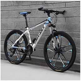 FCYIXIA Mountain Bike Mountain Bike 26-Inch 21-Speed Adult Speed Bicycle Student Outdoors Bikes Dual Disc Brake Hardtail Bike Adjustable Seat High-Carbon Steel Frame MTB Country Gearshift Bicycle B zhengzilu ( Color : B )