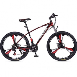 BNMKL Mountain Bike Mountain Bike 26 Inch 24-Speed MTB Bicycle, Adult Student Outdoors Sport Cycling Road Bikes Exercise Bikes, High-Carbon Steel Hardtail Mountain Bikes, Red