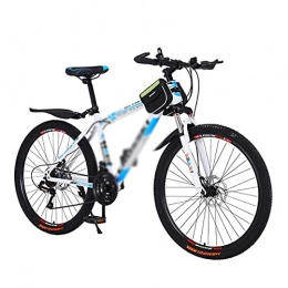 T-Day Mountain Bike Mountain Bike 26 Inch Mountain Bike For Adult 21 Speed Dual Disc Brake Man And Woman Bicycles For A Path Trail & Mountains(Size:24 Speed, Color:White)