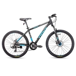 LADDER Mountain Bike Mountain Bike, 26inch Wheel, Aluminium Alloy Frame Bicycles, Double Disc Brake and Front Fork, 24 Speed (Color : Blue)