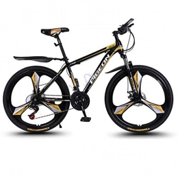Dsrgwe Bike Mountain Bike, 26inch Wheel Carbon Steel Frame Bicycles, 27 Speed, Double Disc Brake and Front Suspension (Color : D)
